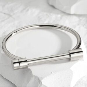 Stainless Steel Nail Bangle Unisex Bracelet D Shaped Nail screw Screwdriver